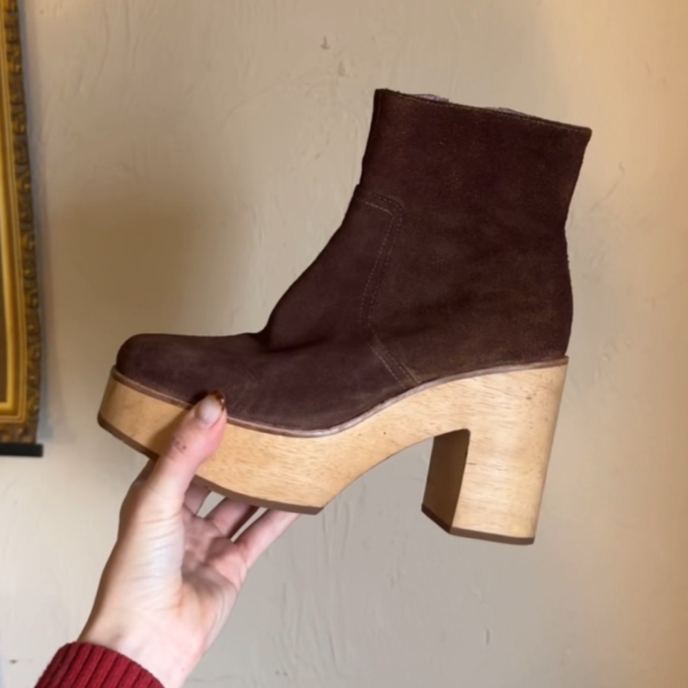 Custom Charlotte Stone Paz Boots - Chocolate Brown